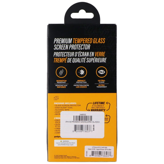 Gadget Guard Glass Series Screen Protector for Apple iPhone 16 Pro Max