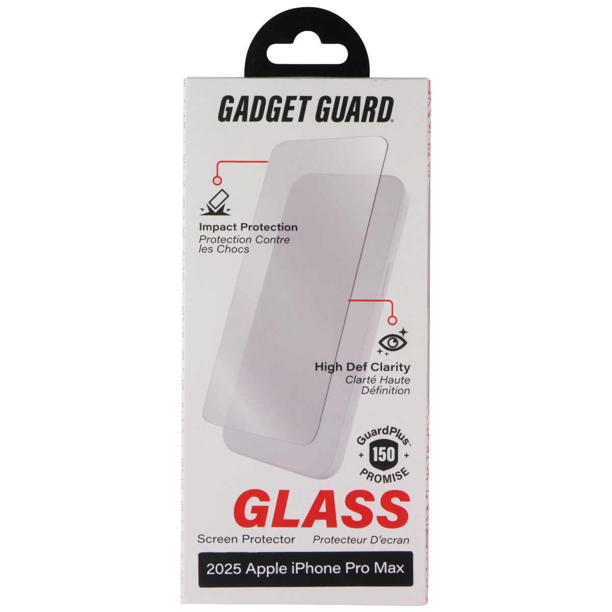 Gadget Guard Glass Series Screen Protector for Apple iPhone 17 Pro Max Cell Phone - Screen Protectors Gadget Guard - Simple Cell Bulk Wholesale Pricing - USA Seller