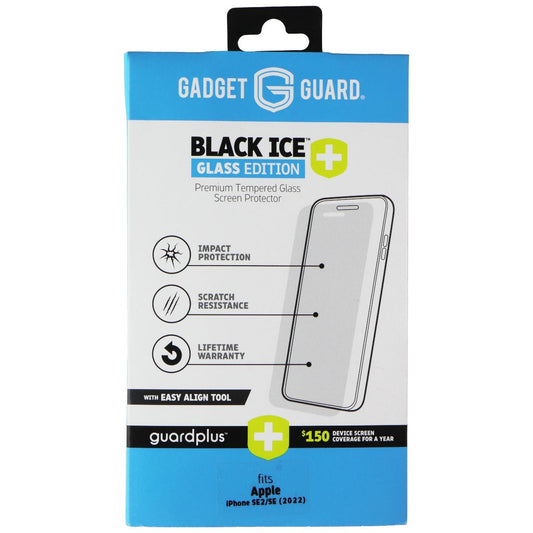 Gadget Guard Black Ice+ Glass Edition Screen Protector for Apple iPhone SE2 / SE Cell Phone - Screen Protectors Gadget Guard    - Simple Cell Bulk Wholesale Pricing - USA Seller