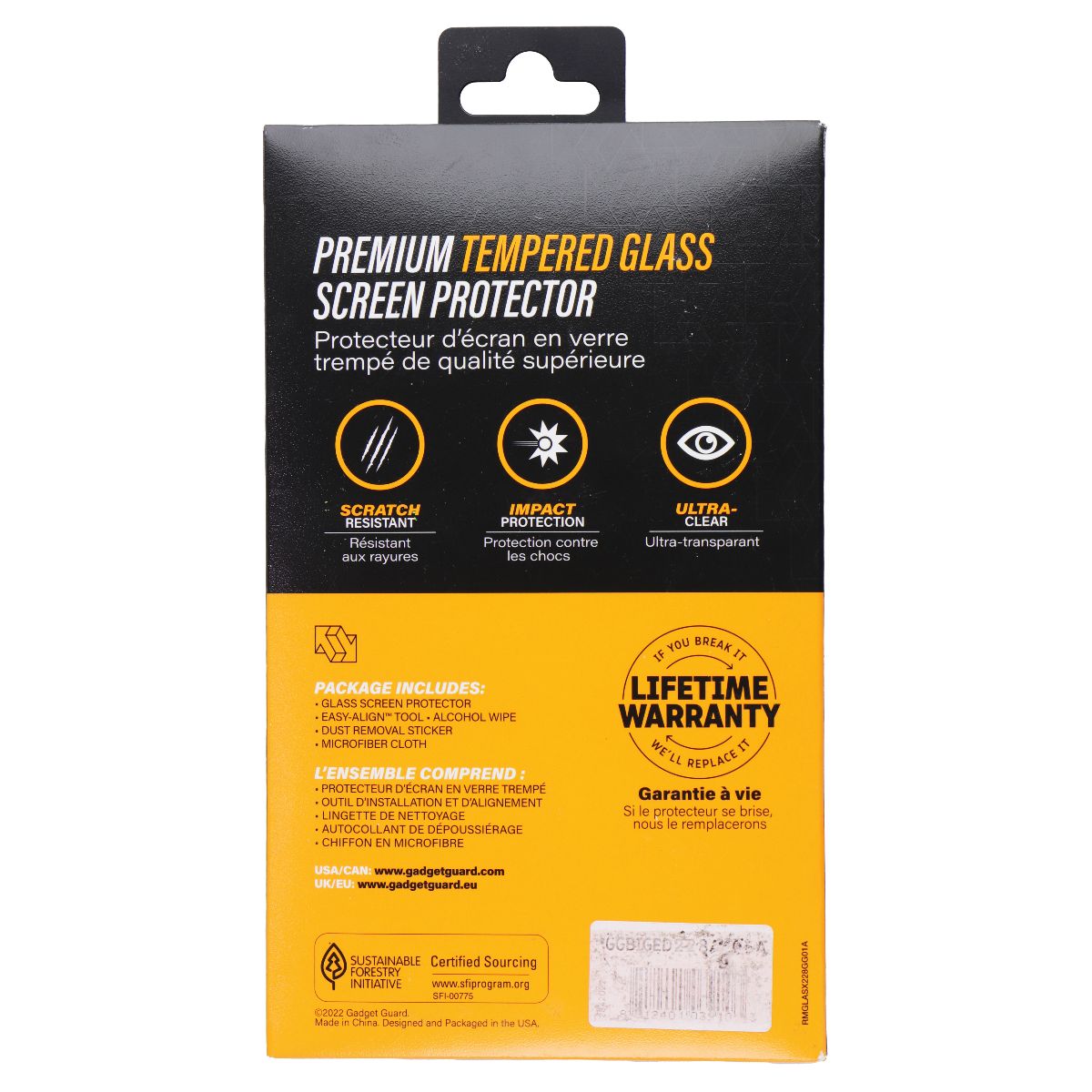 Gadget Guard Glass Screen Protector for Apple iPhone 12 Pro Max Cell Phone - Screen Protectors Gadget Guard - Simple Cell Bulk Wholesale Pricing - USA Seller