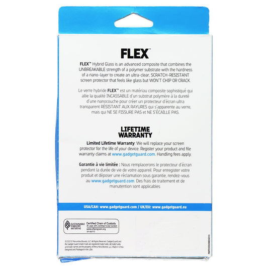 Gadget Guard Flex Hybrid Glass Screen Protector for iPhone 13 and iPhone 13 Pro Cell Phone - Screen Protectors Gadget Guard - Simple Cell Bulk Wholesale Pricing - USA Seller