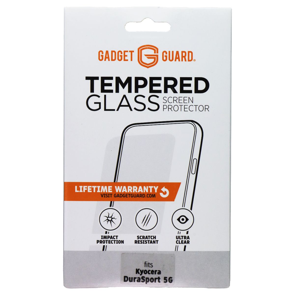 Gadget Guard Tempered Glass Screen Protector for Kyocera DuraSport 5G Cell Phone - Screen Protectors Gadget Guard - Simple Cell Bulk Wholesale Pricing - USA Seller