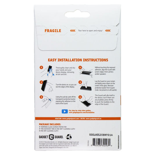 Gadget Guard Tempered Glass Screen Protector for Kyocera DuraSport 5G Cell Phone - Screen Protectors Gadget Guard - Simple Cell Bulk Wholesale Pricing - USA Seller