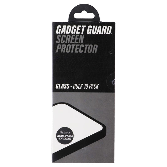 Gadget Guard Glass Screen Protector for Apple iPhone 15 Plus - Bulk 10 Pack Cell Phone - Screen Protectors Gadget Guard - Simple Cell Bulk Wholesale Pricing - USA Seller