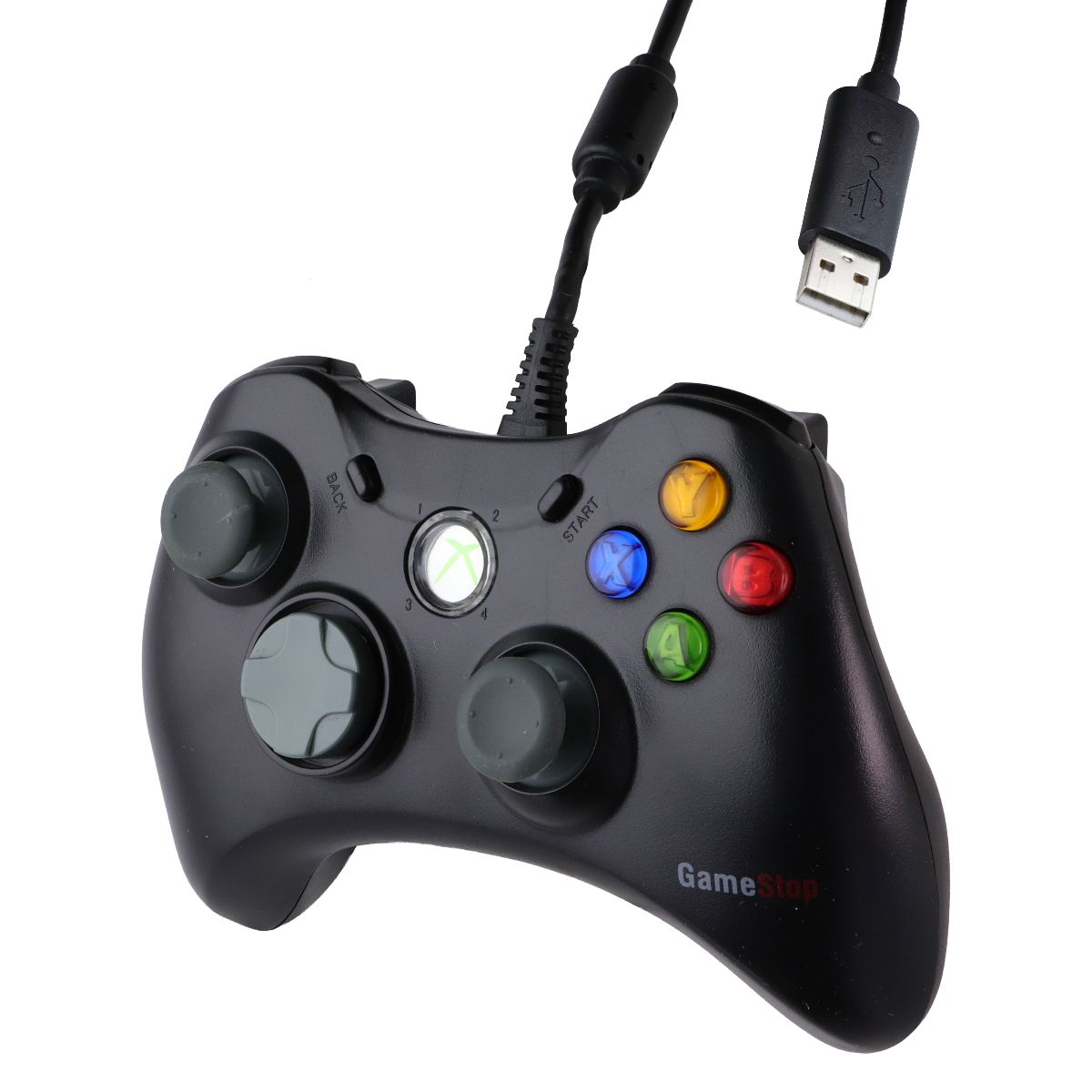 GameStop USB Wired Gaming Controller for Microsoft Xbox 360 - Black (BB-070) Gaming/Console - Controllers & Attachments GameStop - Simple Cell Bulk Wholesale Pricing - USA Seller
