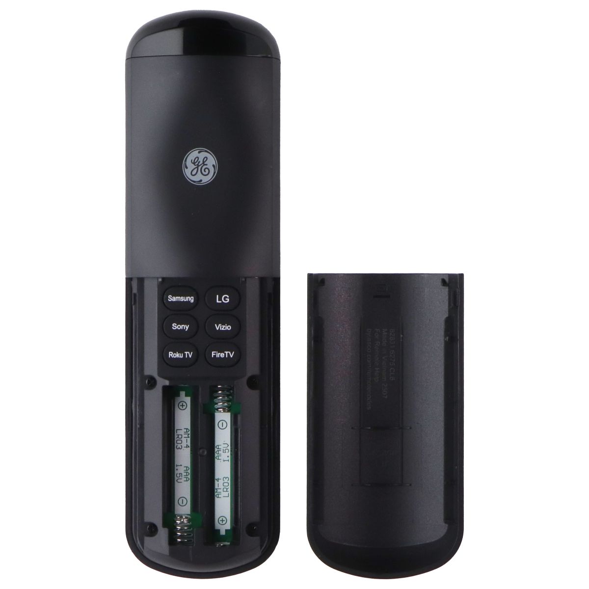 GE OneTouch Backlit Streaming Remote Control for TVs - Black (82831 6275 CL6) TV, Video & Audio Accessories - Remote Controls GE - Simple Cell Bulk Wholesale Pricing - USA Seller