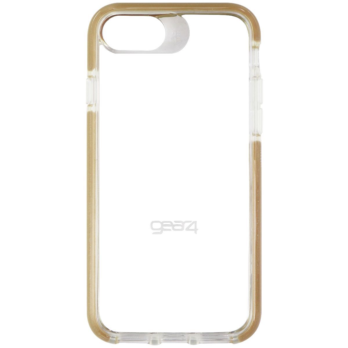 ZAGG Piccadilly Series Hybrid Case for Apple iPhone 7/8 – Clear/Gold border Cell Phone - Cases, Covers & Skins Zagg    - Simple Cell Bulk Wholesale Pricing - USA Seller