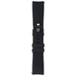 Generic Silicone Watch Band (20MM) - Black with Silver Clasp (Small Strap) Smart Watch Accessories - Watch Bands Generic - Simple Cell Bulk Wholesale Pricing - USA Seller
