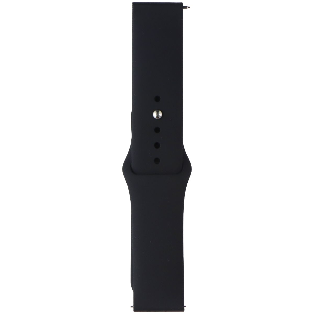 Generic Silicone Sport Watch Band (22mm) - Black Smart Watch Accessories - Watch Bands Generic - Simple Cell Bulk Wholesale Pricing - USA Seller
