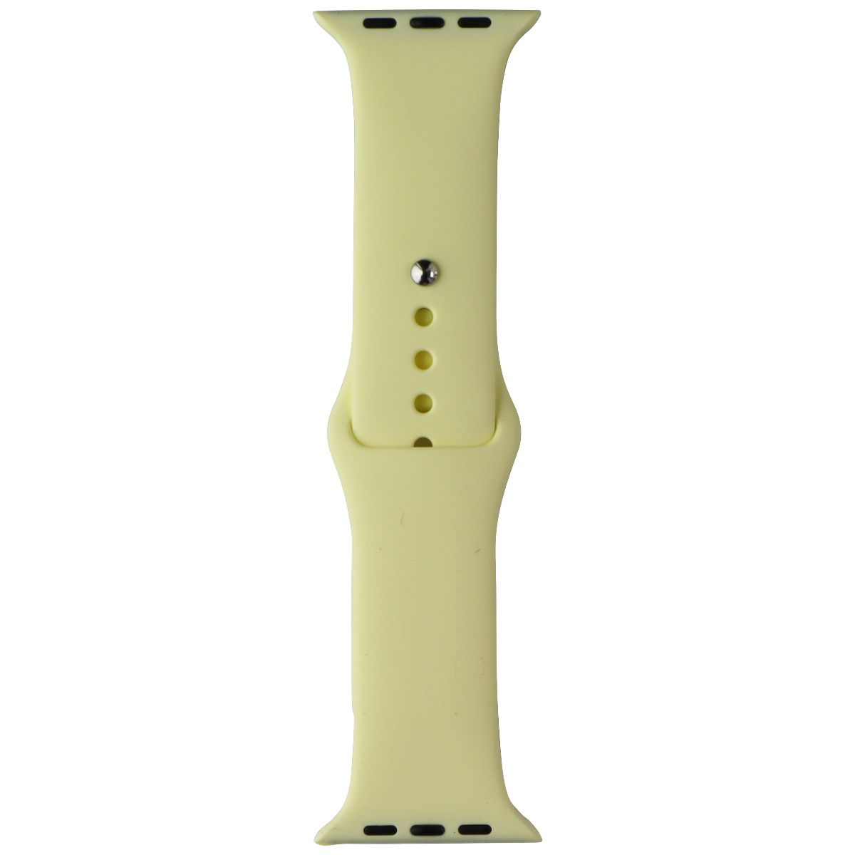 Generic Silicone Watch Band for Apple Watch 42/44mm - Yellow / Small Smart Watch Accessories - Watch Bands Generic - Simple Cell Bulk Wholesale Pricing - USA Seller