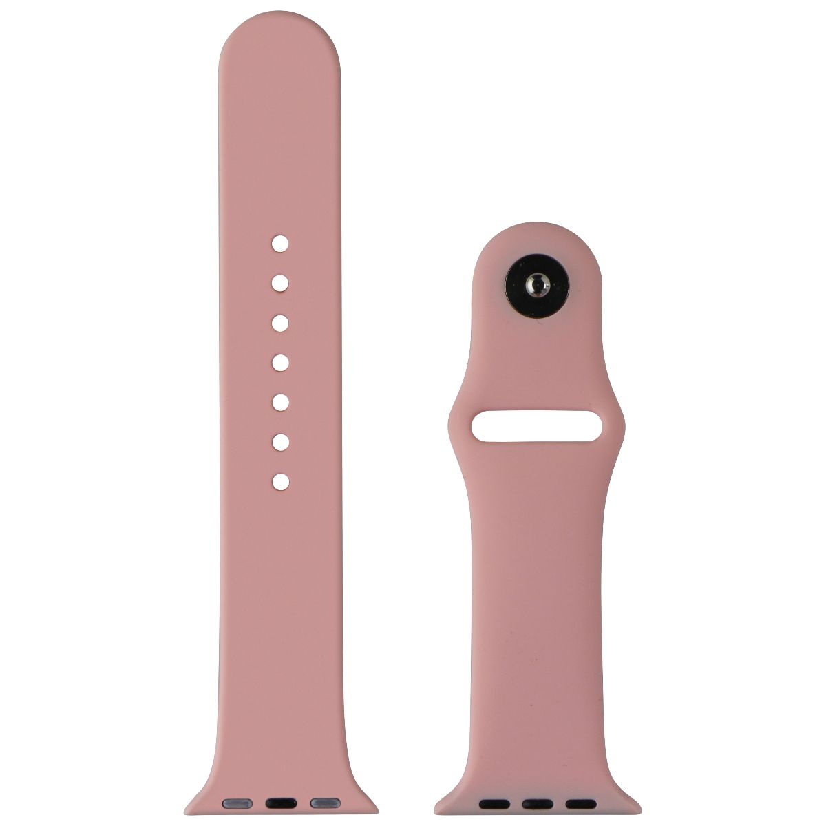 Generic Silicone Band for Apple Watch (42/44mm) Small Band + Clasp - Pink Smart Watch Accessories - Watch Bands Generic - Simple Cell Bulk Wholesale Pricing - USA Seller