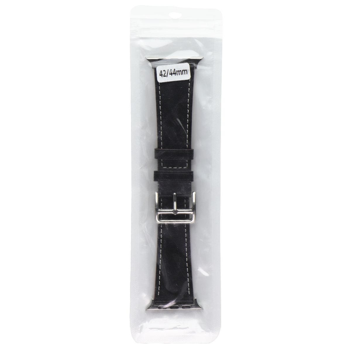 Generic Replacement Leather Watch Band for Apple Watches 42/44mm - Black Smart Watch Accessories - Watch Bands Generic - Simple Cell Bulk Wholesale Pricing - USA Seller