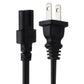 Generic 125V/10A (2-Prong/Round End) Power Supply AC Cables - Black/Mixed Style Parts & Accessories - Cables & Adapters Generic - Simple Cell Bulk Wholesale Pricing - USA Seller