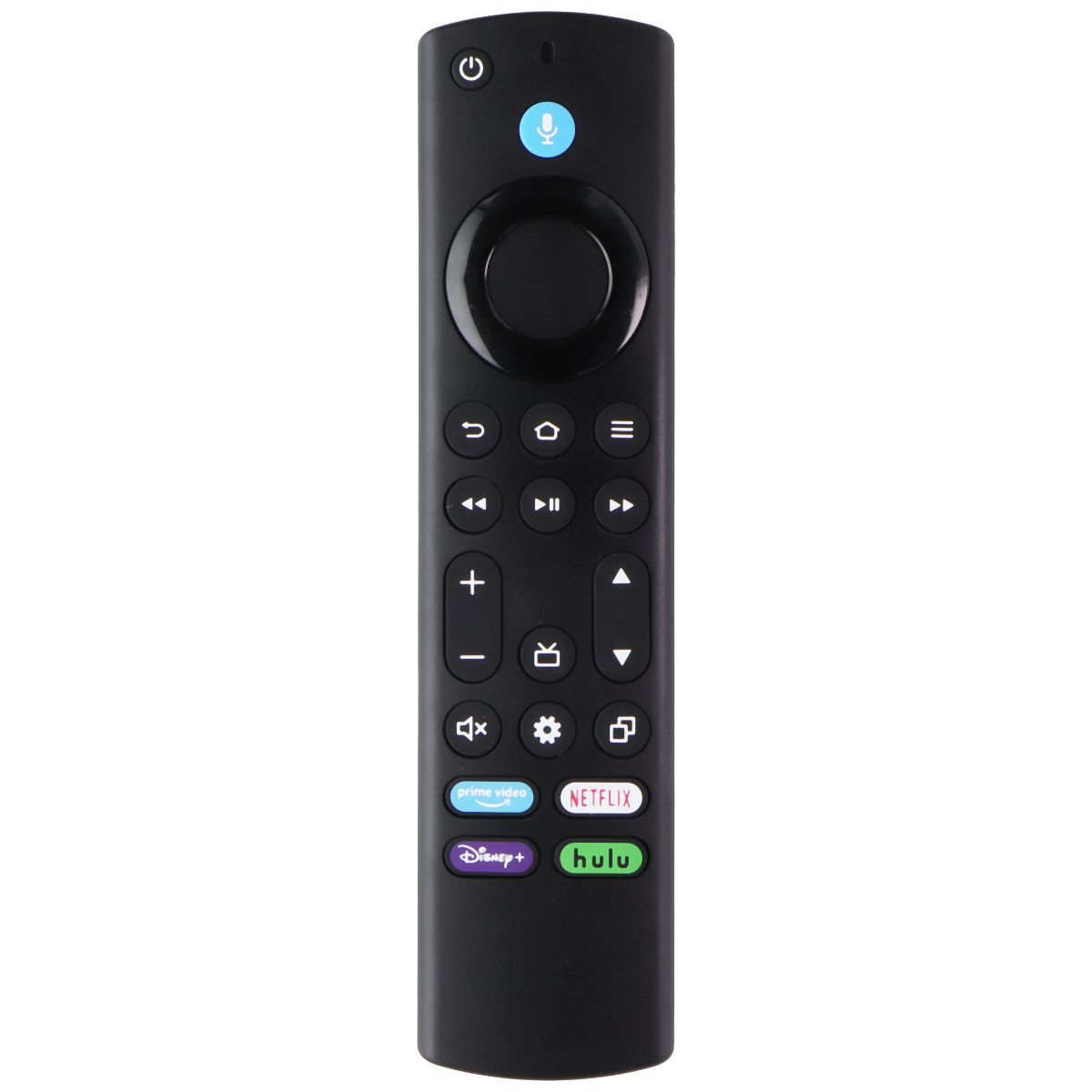 Generic Remote with Voice Search (Prime / Netflix / Disney+ / Hulu Keys) - Black TV, Video & Audio Accessories - Remote Controls Generic    - Simple Cell Bulk Wholesale Pricing - USA Seller