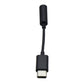 Generic USB-C to Female Audio Adapter Cable - Black Cell Phone - Cables & Adapters Generic - Simple Cell Bulk Wholesale Pricing - USA Seller