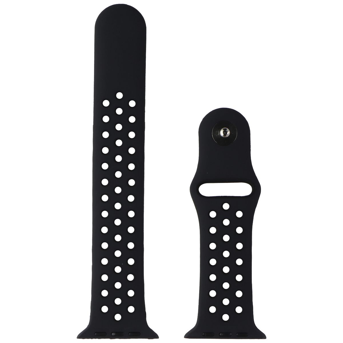 Generic Nike Sport Replacement Watch Band 42-45mm Anthracite/ Silver Clasp Large Smart Watch Accessories - Watch Bands Generic    - Simple Cell Bulk Wholesale Pricing - USA Seller