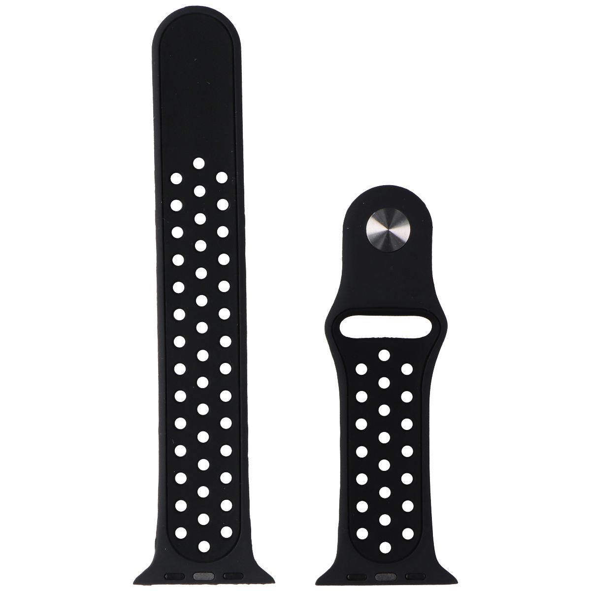 Generic Nike Sport Replacement Watch Band 42-45mm Anthracite/ Silver Clasp Large Smart Watch Accessories - Watch Bands Generic    - Simple Cell Bulk Wholesale Pricing - USA Seller
