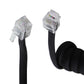 Generic 2FT Black Coiled Handset Cord Computer/Network - DSL, Phone Cables (RJ - 11) Generic    - Simple Cell Bulk Wholesale Pricing - USA Seller