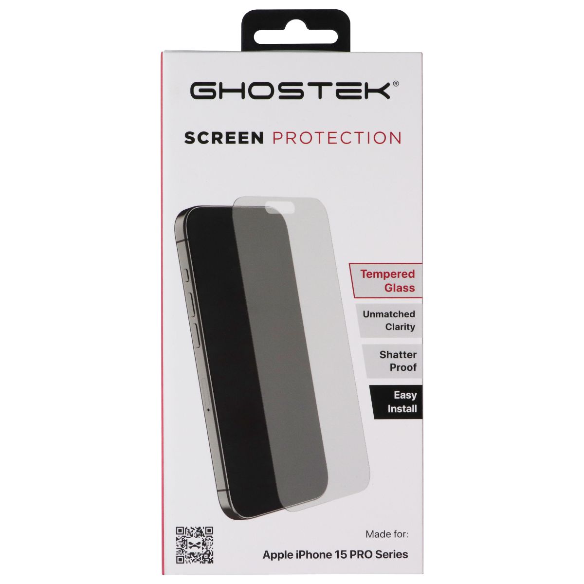 Ghostek Screen Protection for Apple iPhone 15 Pro Max - Clear