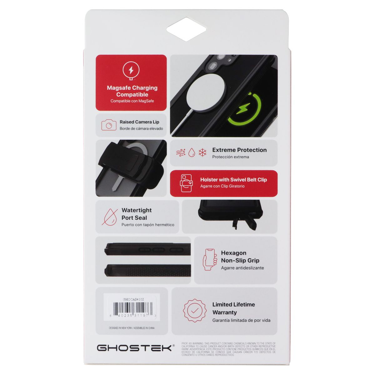 Ghostek Nautical Case for MagSafe for Samsung Galaxy S25+ (Plus) - Black