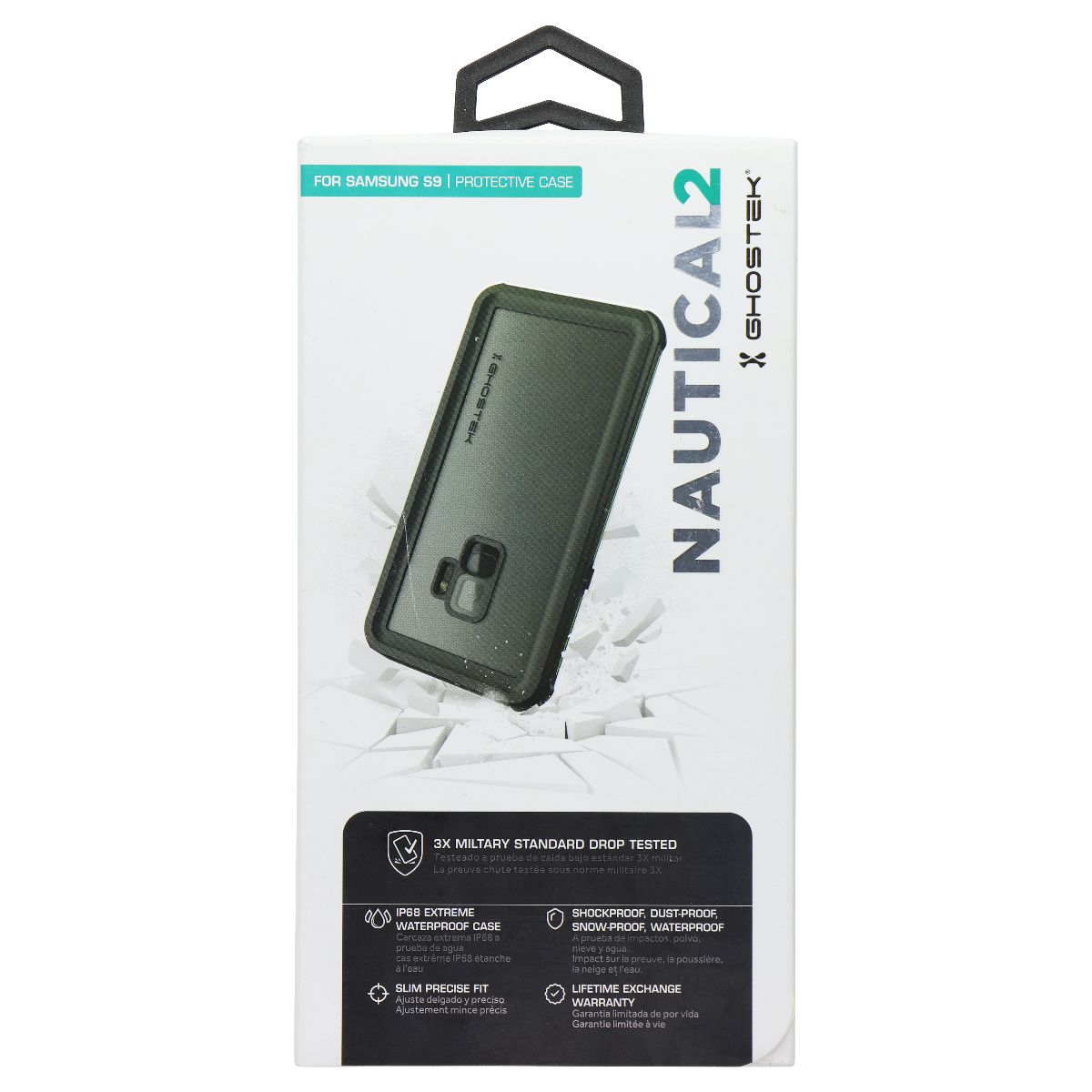 Ghostek Nautical2 Series Hard Case for Samsung Galaxy S9 - Black / Green Cell Phone - Cases, Covers & Skins Ghostek    - Simple Cell Bulk Wholesale Pricing - USA Seller
