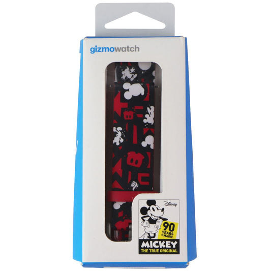 GizmoWatch Soft Band for GizmoWatch - Disney Mickey Mouse / Kid Size - Black/Red Smart Watch Accessories - Watch Bands GizmoWatch - Simple Cell Bulk Wholesale Pricing - USA Seller