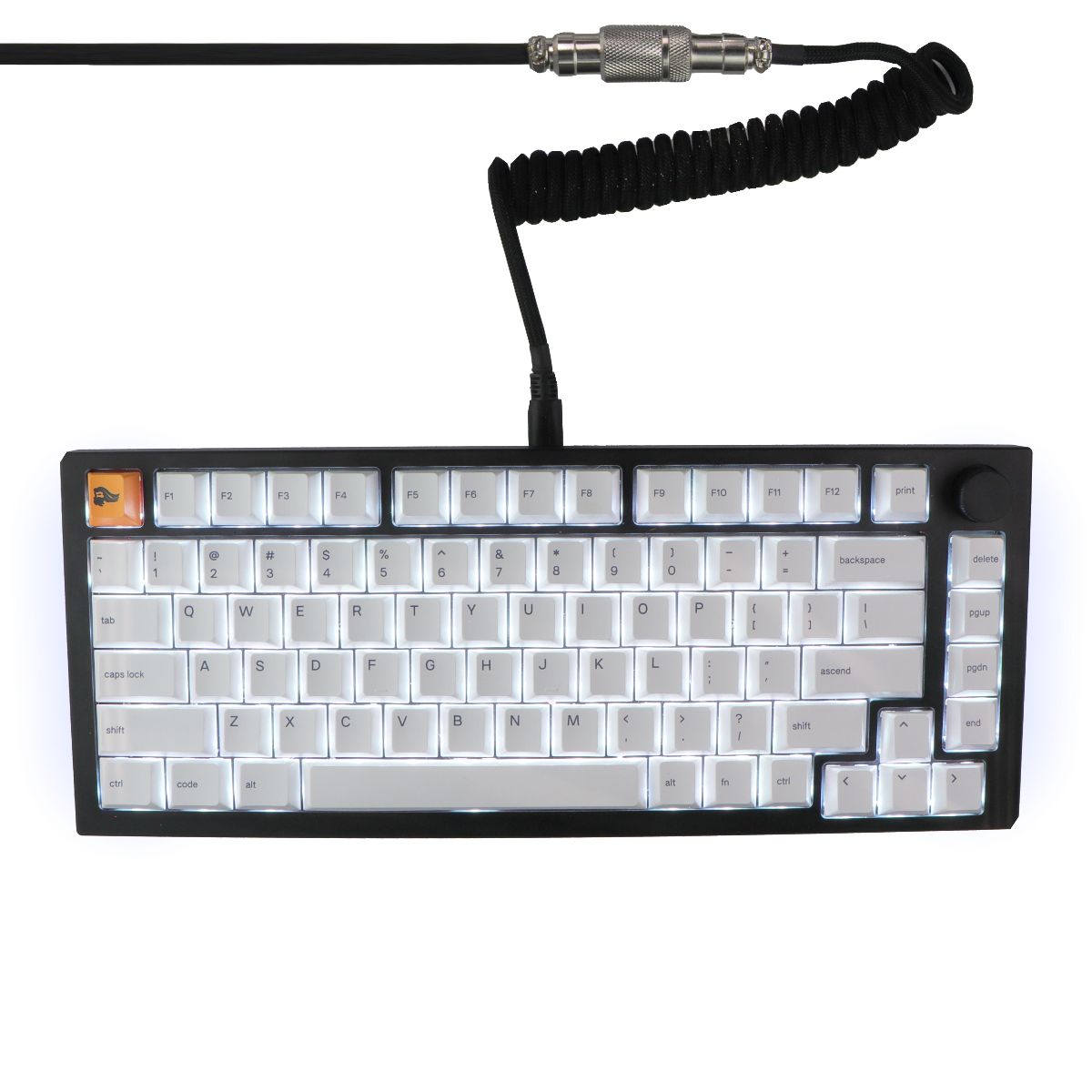 Glorious GMMK PRO Wired RGB Gaming Keyboard with Cable (75 FF) - White/Black Gaming/Console - Keyboards & Keypads Glorious    - Simple Cell Bulk Wholesale Pricing - USA Seller