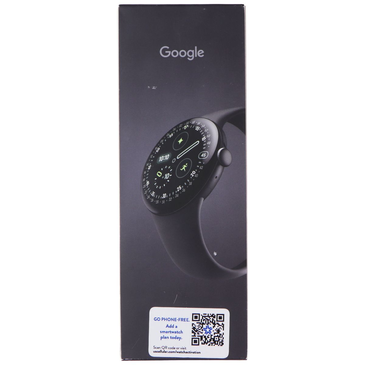 Google Pixel Watch 4 (41mm) LTE Smartwatch (GWSQ2) Matte Black/Obsidian Band
