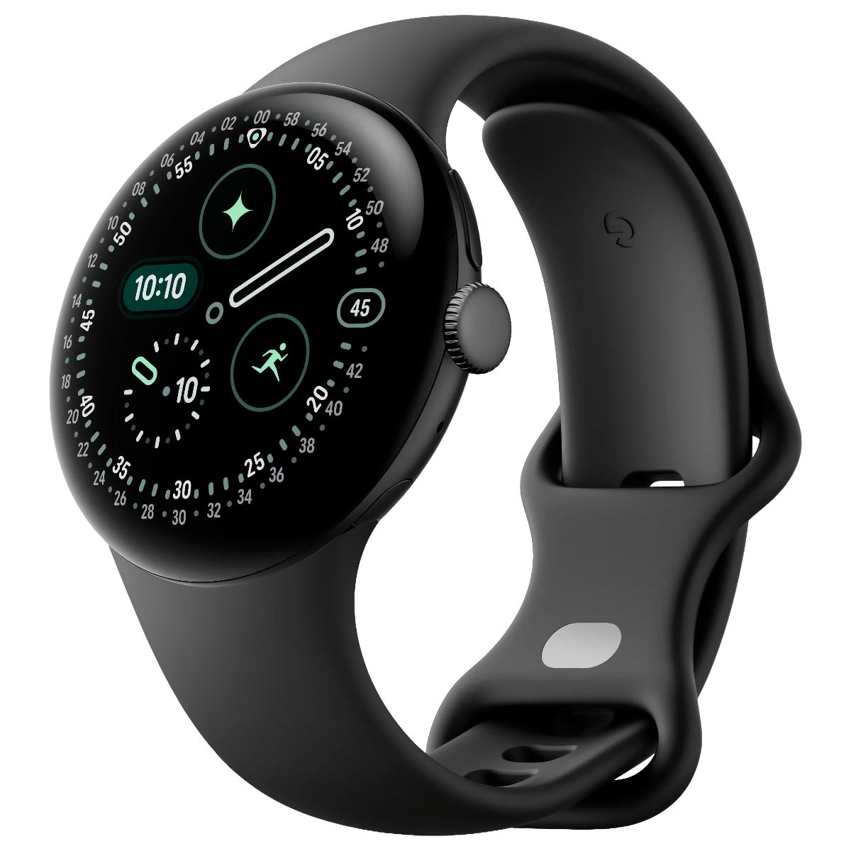 Google Pixel Watch 4 (41mm) LTE Smartwatch (GWSQ2) Matte Black/Obsidian Band