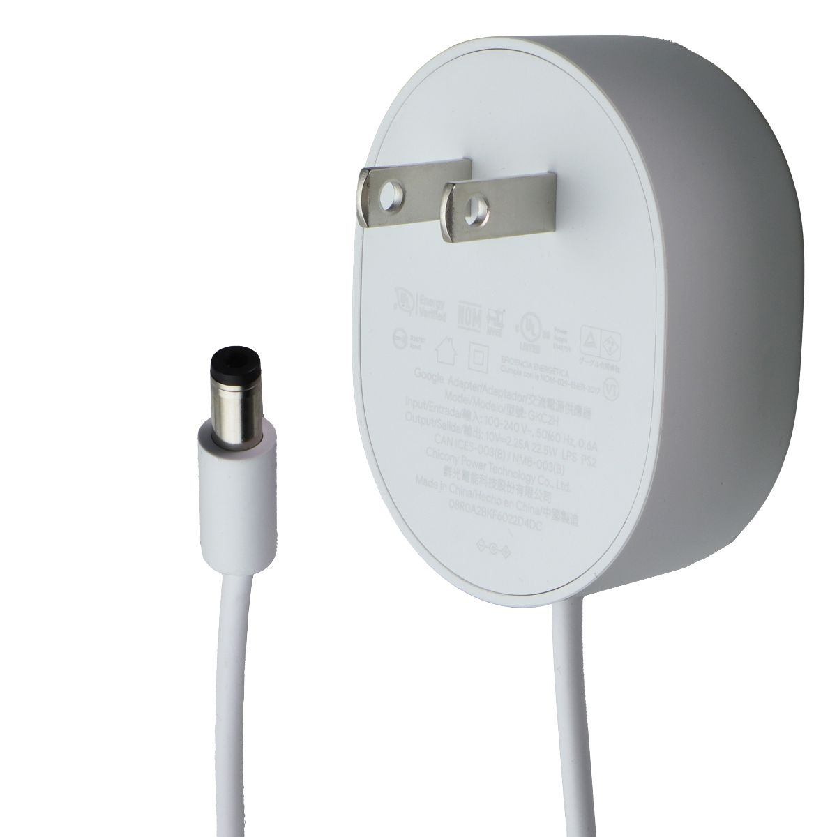Google Power Adapter 10V/2.5A 6 Foot - White (GKC2H) Computer Parts - Power Supplies Google    - Simple Cell Bulk Wholesale Pricing - USA Seller