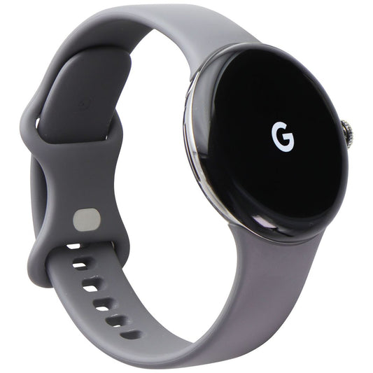 Google Pixel Watch 32GB GWT9R (GPS + LTE) Silver Case with Gray Active Band