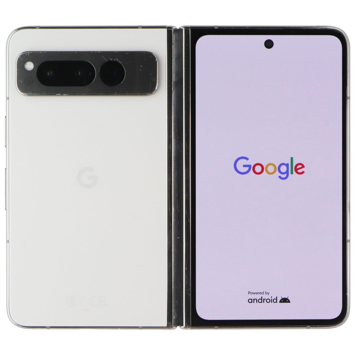Google Pixel Fold (7.6-in/5.8) Smartphone (G9FPL) Unlocked - 256GB / Porcelain Cell Phones & Smartphones Google - Simple Cell Bulk Wholesale Pricing - USA Seller