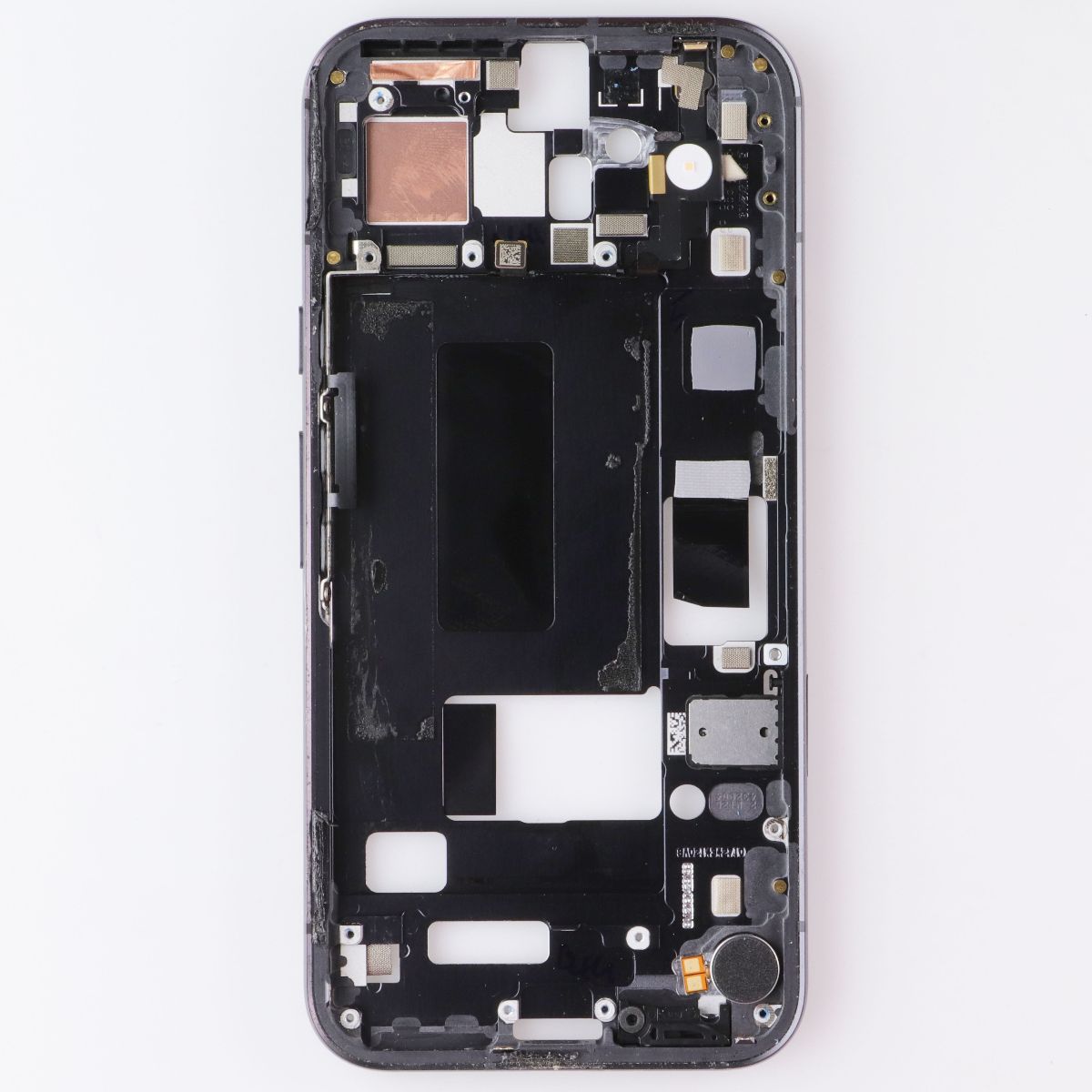 Repair Part - OEM Pull Frame with Small Parts for Google Pixel 8A - Obsidian Cell Phone - Replacement Parts & Tools Google - Simple Cell Bulk Wholesale Pricing - USA Seller