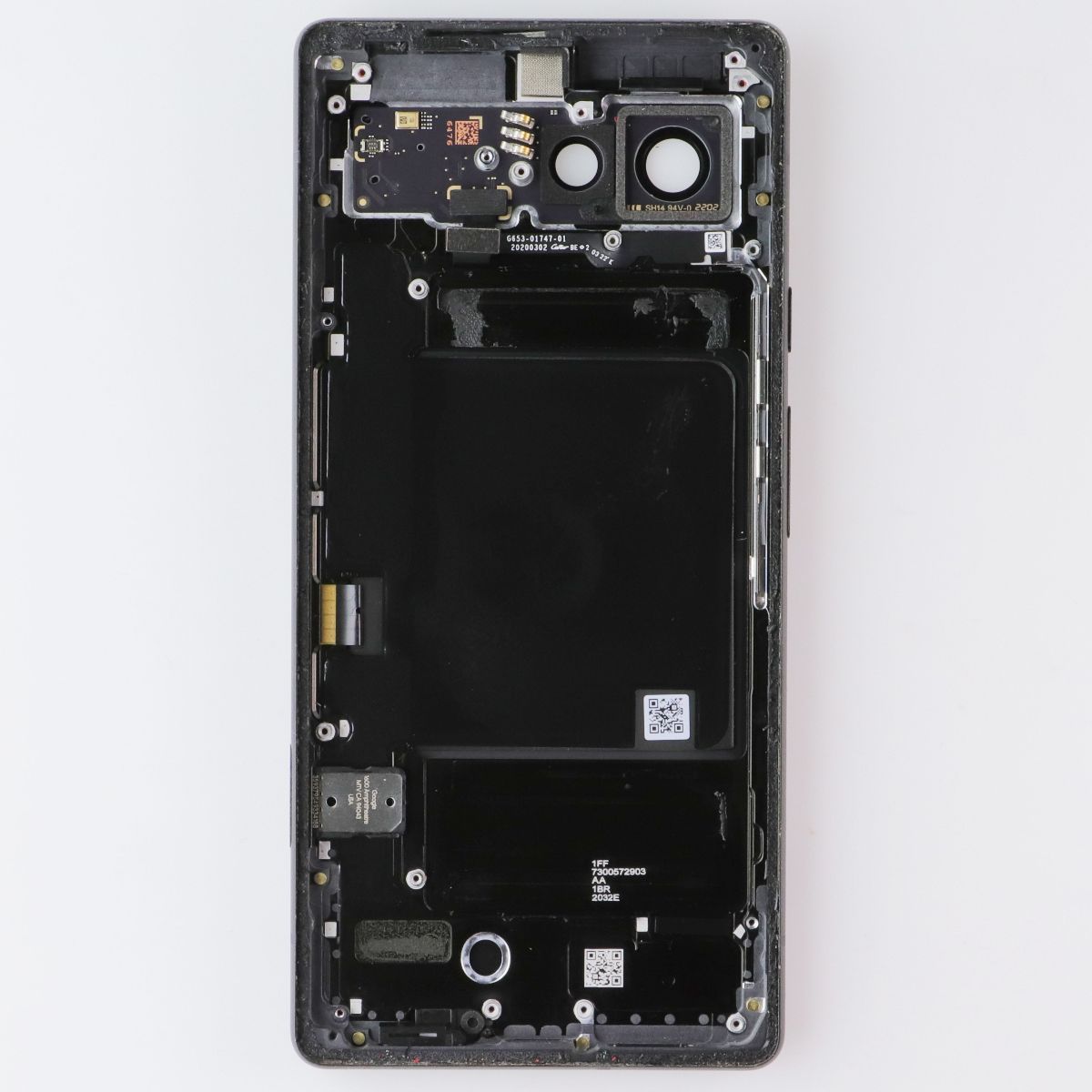 Repair Part - OEM Pull Housing w/Small Parts for Google Pixel 6 (G9S9B) - Black Cell Phone - Replacement Parts & Tools Google - Simple Cell Bulk Wholesale Pricing - USA Seller