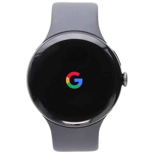 Google Pixel Watch 4 (45mm) LTE Smartwatch (G1KAW) Matte Black/Obsidian Band