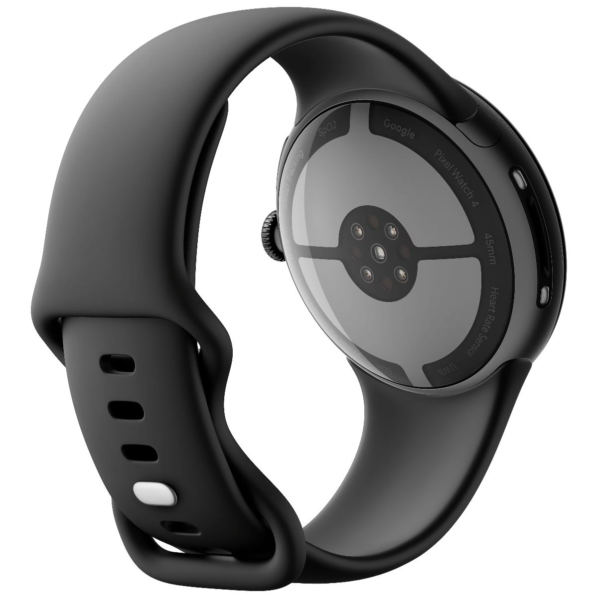 Google Pixel Watch 4 (45mm) LTE Smartwatch (G1KAW) Matte Black/Obsidian Band