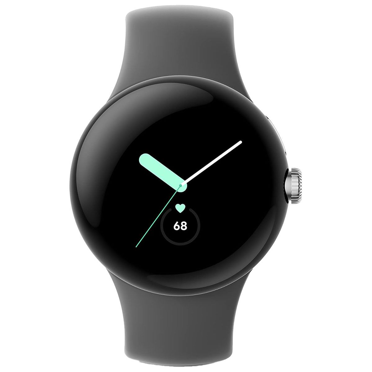 Google Pixel Watch (1st Gen) GWT9R (LTE + Wi-Fi) Silver Case/Charcoal Band 41mm Smart Watches Google - Simple Cell Bulk Wholesale Pricing - USA Seller