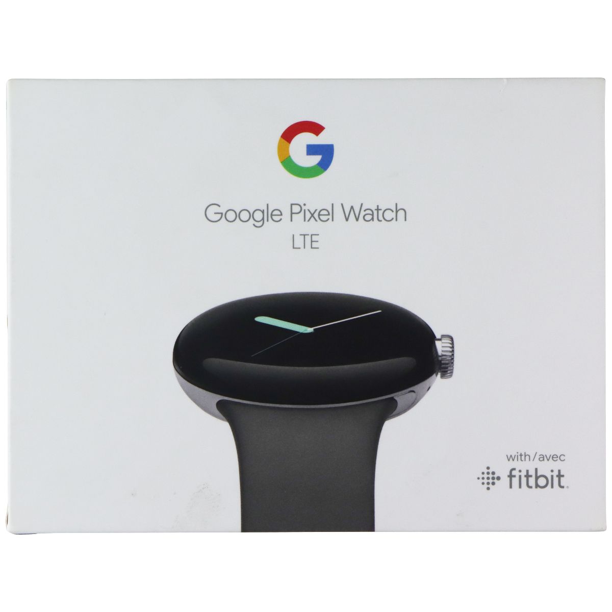 Google Pixel Watch (1st Gen) GWT9R (LTE + Wi-Fi) Silver Case/Charcoal Band 41mm Smart Watches Google - Simple Cell Bulk Wholesale Pricing - USA Seller