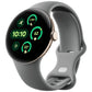Google Pixel Watch 3 (41mm) Smartwatch (Wi-Fi Only) - Gold Aluminum/Hazel Band Smart Watches Google - Simple Cell Bulk Wholesale Pricing - USA Seller