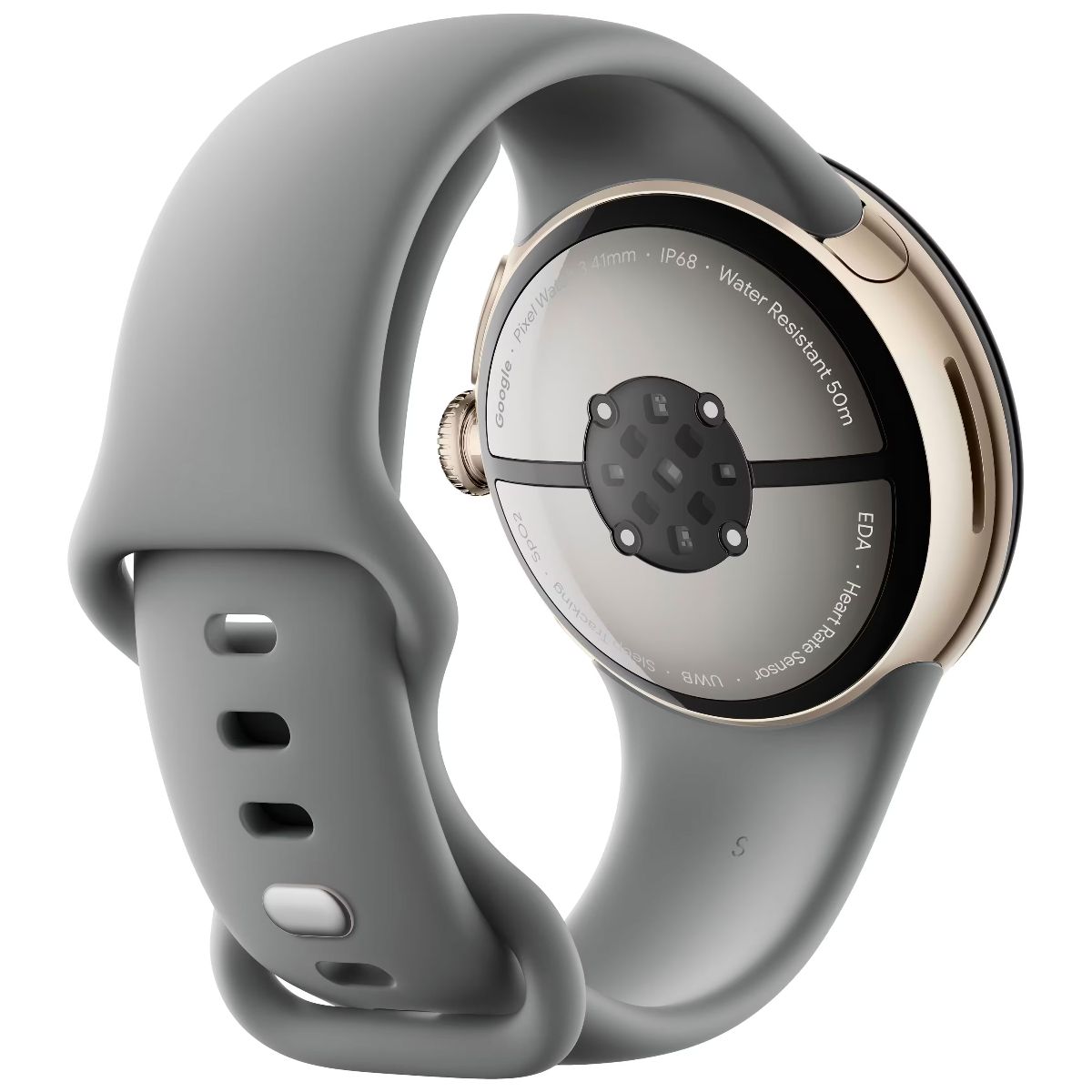 Google Pixel Watch 3 (41mm) Smartwatch (Wi-Fi Only) - Gold Aluminum/Hazel Band Smart Watches Google - Simple Cell Bulk Wholesale Pricing - USA Seller