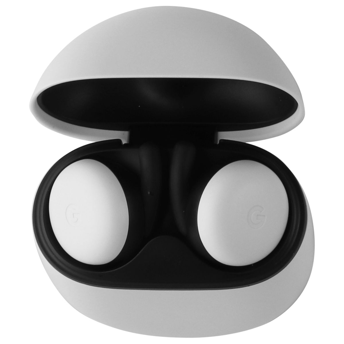 Official Google Pixel Buds - Wireless In-Ear Headphones and Case - Clearly White Portable Audio - Headphones Google - Simple Cell Bulk Wholesale Pricing - USA Seller