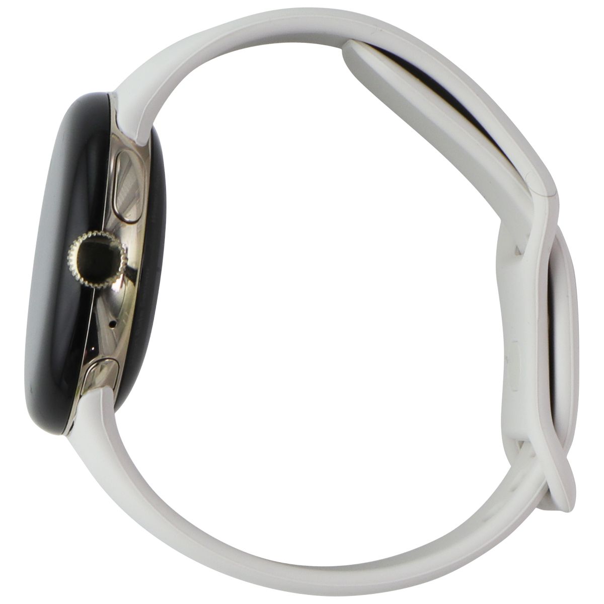 Google Pixel Watch (1st Gen) Smartwatch (GQF4C) Wi-Fi - Gold Case/White Band Smart Watches Google - Simple Cell Bulk Wholesale Pricing - USA Seller