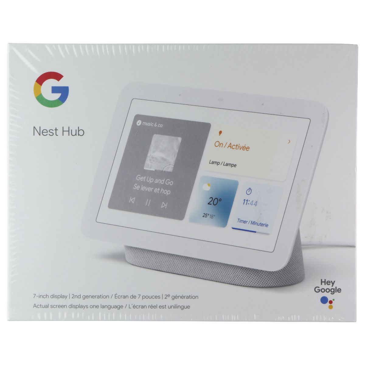 Google Nest Hub 2nd Gen Smart Home Speaker and 7-inch Display (GA01331-CA) Home Multimedia - Home Speakers & Subwoofers Google    - Simple Cell Bulk Wholesale Pricing - USA Seller