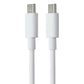 Original Google Official USB-C to USB-C Cable (GV4U8) 1m - White Cell Phone - Cables & Adapters Google - Simple Cell Bulk Wholesale Pricing - USA Seller