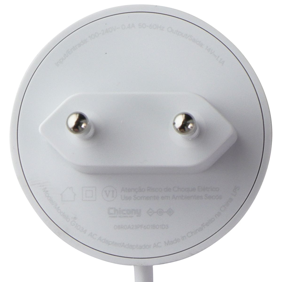 Google EU AC Adapter (14V/1.1A) G1034 - White Multipurpose Batteries & Power - Multipurpose AC to DC Adapters Google - Simple Cell Bulk Wholesale Pricing - USA Seller