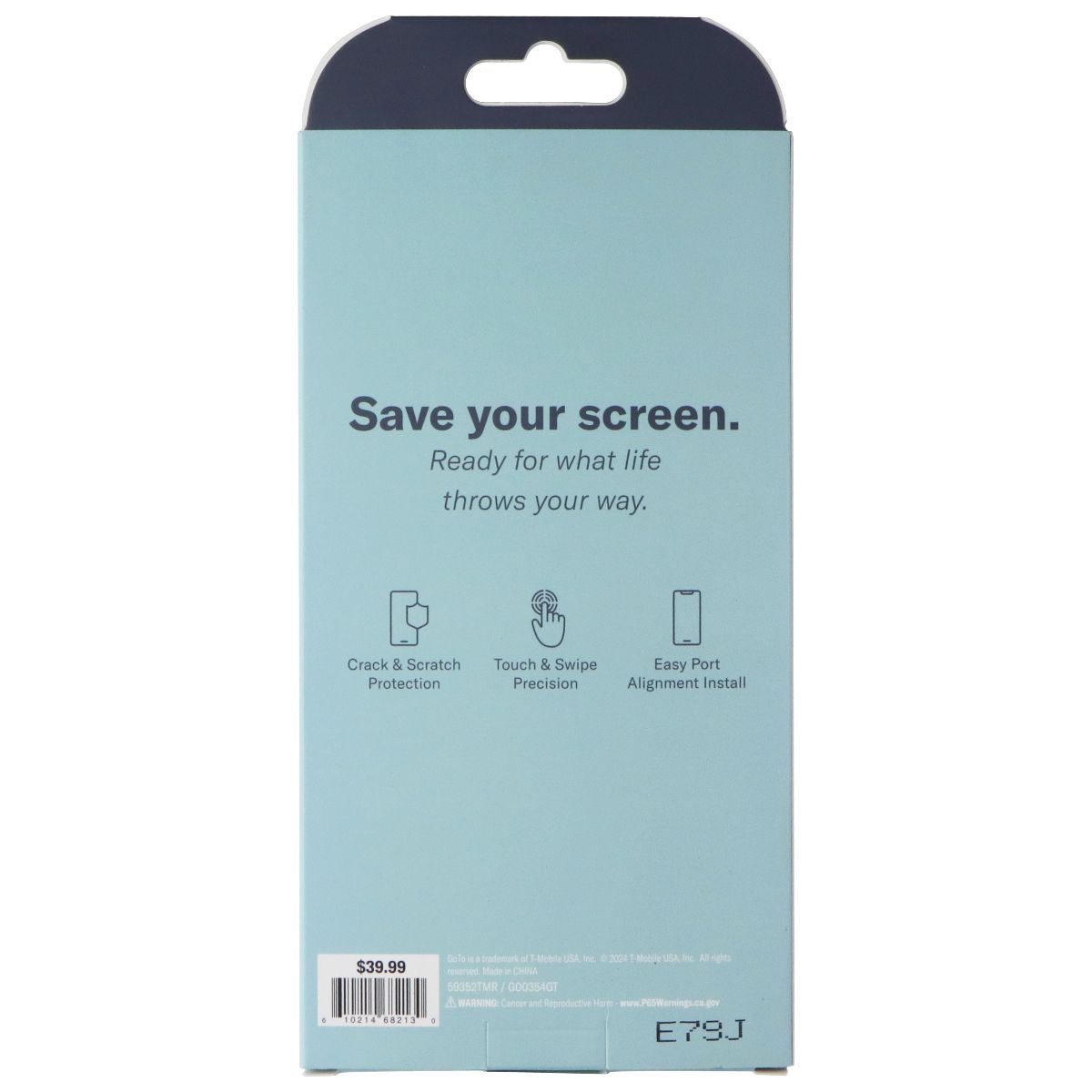 GoTo Tempered Glass Screen Protector for Apple iPhone 15 ONLY Cell Phone - Screen Protectors GoTo - Simple Cell Bulk Wholesale Pricing - USA Seller