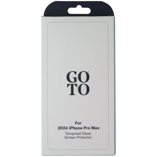 GoTo Tempered Glass Screen Protector for Apple iPhone 16 Pro Max Cell Phone - Screen Protectors GoTo - Simple Cell Bulk Wholesale Pricing - USA Seller