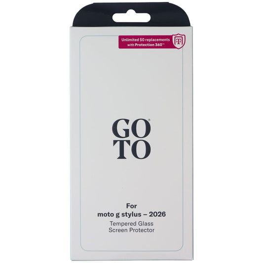 GoTo Tempered Glass Screen Protector with Easy Install for Moto G Stylus (2026) Cell Phone - Screen Protectors GoTo - Simple Cell Bulk Wholesale Pricing - USA Seller