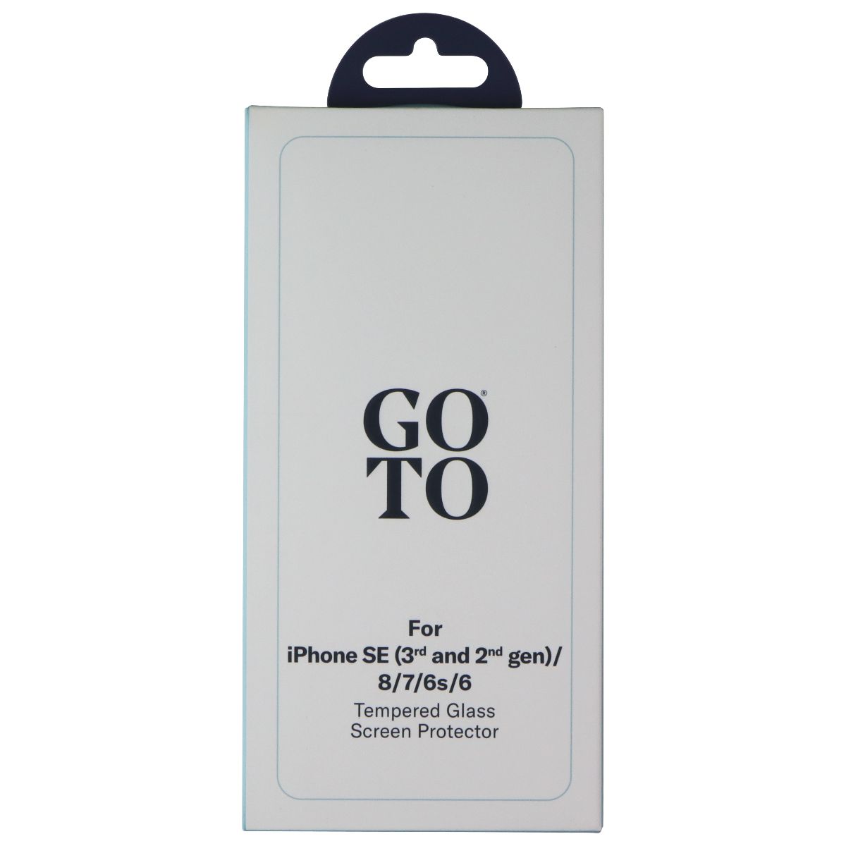 GoTo Tempered Glass Screen Protector for Apple iPhone SE 3rd/2nd Gen/8/7/6S/6 Cell Phone - Screen Protectors GoTo - Simple Cell Bulk Wholesale Pricing - USA Seller