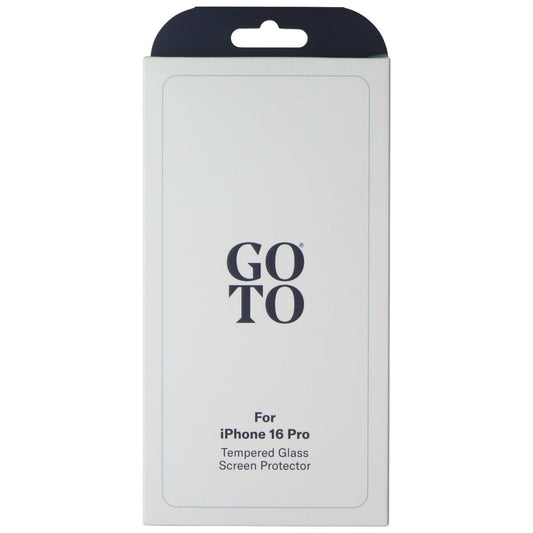 GoTo Tempered Glass Screen Protector for Apple iPhone 16 Pro Cell Phone - Screen Protectors GoTo - Simple Cell Bulk Wholesale Pricing - USA Seller